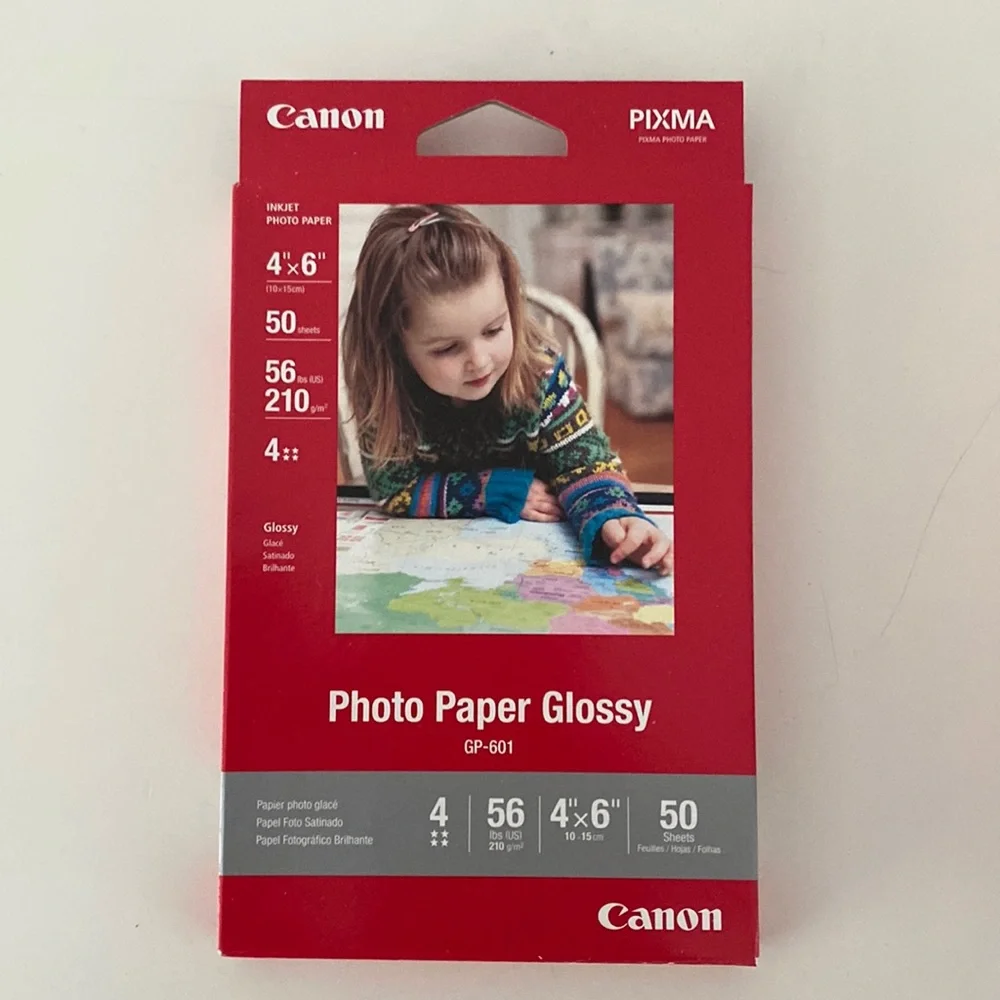 Canon photo glossy paper 4 x 6